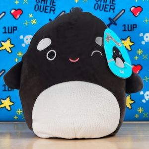 Squishmallow Kai the Orca 7" UltraSoft Stuffed Sealife Squad Toy Plush NWT